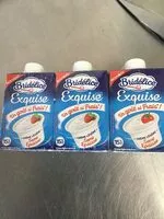 Mängden socker i Exquise semi-épaisse 15% Mat.Gr