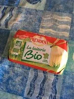 Mängden socker i La Laiterie Bio - Beurre Moulé Doux