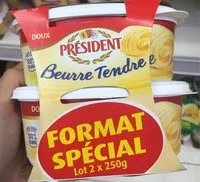 Mängden socker i Beurre tendre