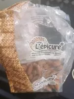 Mängden socker i Amandes crues décortiquées