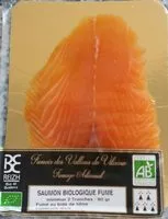 Mängden socker i Saumon biologique fumé 2 tranches