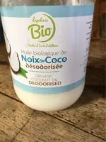 Mängden socker i Huile Noix De Coco Désodorisée bio