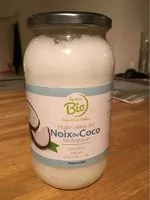Mängden socker i Huile vierge de noix de coco biologique