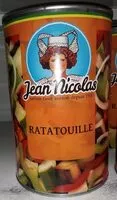 Mängden socker i Jean nicolas 3750 g ratatouille