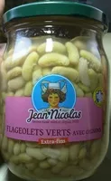 Mängden socker i Flageolets verts avec oignons Extra Fins
