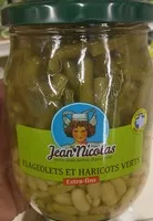 Mängden socker i Flageolets et Haricots verts Extra-Fins