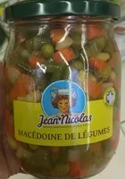 Mängden socker i Macédoine de légumes