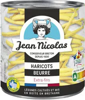 Mängden socker i 220g haricot beurre xf nicolas