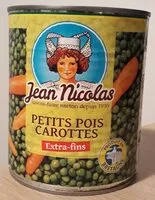 Mängden socker i 530g pois xf carottes nicolas