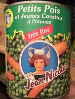 Mängden socker i Petits pois et jeunes carottes à l'étuvée très fins