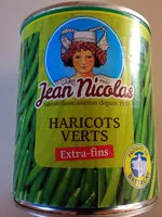 Mängden socker i Haricots Verts(Égouttés Solides, en Conserve)
