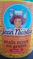 Mängden socker i Jean nicolas 1775g mais en grains sous vide sans ogm