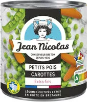 Mängden socker i 265g pois xf carottes nicolas