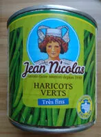 Mängden socker i 220g haricots verts tres fins nicolas