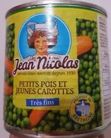 Mängden socker i Petits pois et jeunes carottes