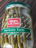 Mängden socker i Haricots verts extra-fins