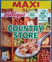 Mängden socker i Céréales Country Store