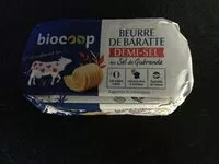 Mängden socker i Beurre de baratte