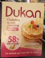 Mängden socker i Galettes de son d'avoine saveur vanillée