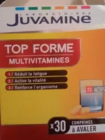 Mängden socker i Juvamine Top Forme Multivitamines