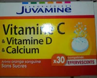 Mängden socker i Vitamine C & Vitamine D & Calcium