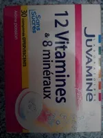 Mängden socker i 12 Vitamines & 8 Minéraux Sans Sucres