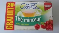 Mängden socker i Thé minceur arôme fruits rouges