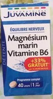 Mängden socker i Magnesium marin vitamine B6