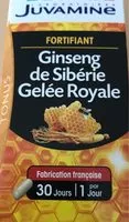 Mängden socker i Juva Gelee Royale Ginseng
