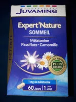 Mängden socker i Juvamine Expert'nature Sommeil. Boîte De 60 Gél