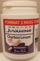 Mängden socker i Charbon Levure x 120 gélules