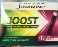 Mängden socker i Boost Juvamine