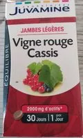Mängden socker i Vigne rouge cassis