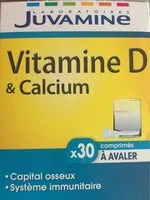 Mängden socker i Juvamine Vitamine D & Calcium