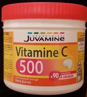Mängden socker i Vitamine C 500