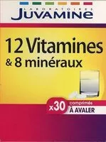 Mängden socker i 12 Vitamines & 8 minéraux