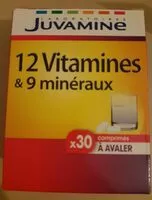 Mängden socker i 12 vitamines & 9 minéraux