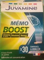 Mängden socker i Mémo Boost