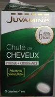 Mängden socker i Chute de cheveux Pousse + Croissance