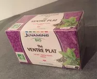 Mängden socker i Juvamine bio Thé Ventre Plat 20 Sachets