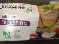 Mängden socker i Juvamine Bio Infusion Digestion 20 Sachets