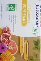 Mängden socker i Juvamine Fortifiant