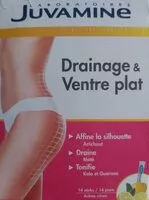 Mängden socker i Juvamine Drainage et ventre plat