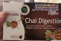 Mängden socker i Infusion chai digestion