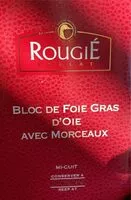Mängden socker i Bloc de foie gras d‘oie avec morceaux