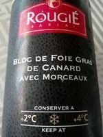 Mängden socker i Bloc De Foie Gras De Canard 30 % Morceaux Boîte 1