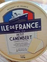 Mängden socker i Petit Camembert Ile De France X 125G