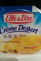 Mängden socker i Crème dessert aromatisée saveur vanille stérilisée UHT