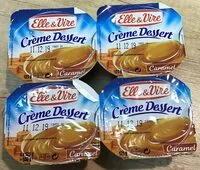 Mängden socker i Crème dessert caramel aromatisée stérilisée UHT
