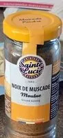 Mängden socker i Noix de muscade